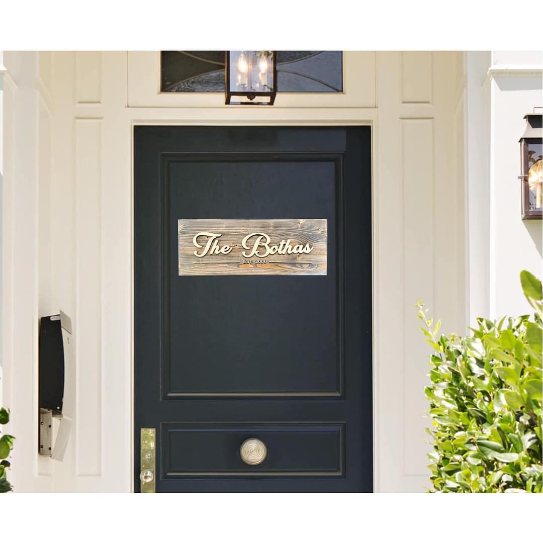 Name board on door_bothas3 Custom Name Sign - Image 1