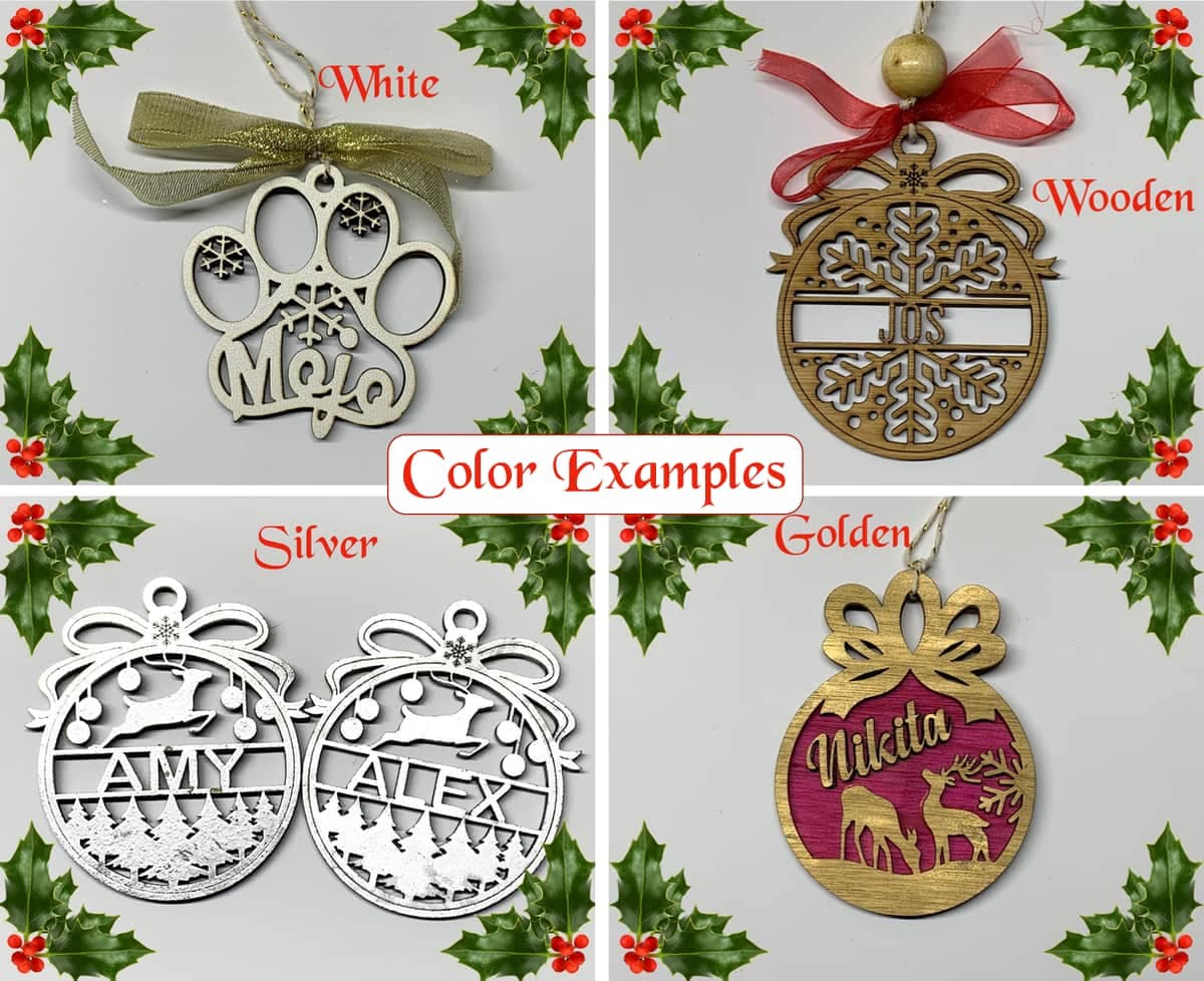 Personalised Christmas Decorations - Image 8