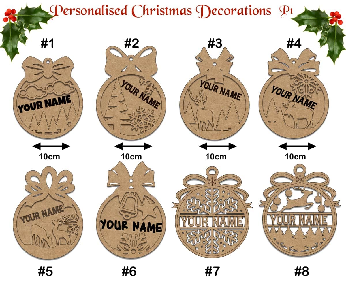 Personalised Christmas Decorations - Image 2
