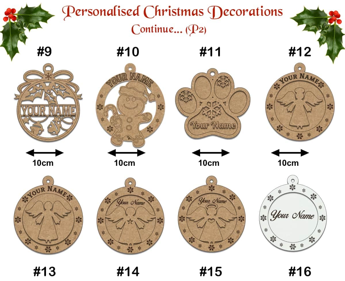 Personalised Christmas Decorations - Image 3